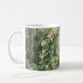 Roze Bloemige Bos Eekhoorn Koffiemok (Links)