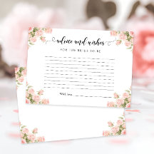 Roze Bloemige Bruidsfeest Advies & Wensen