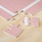 Roze Bloemige Eerste Moederdag Legpuzzel (Zijkant)