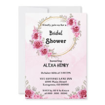 Roze bloemige Elegante Boho groen waterverf, meisj