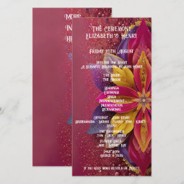 Roze Bloemige Elegantie Trouwcollectie