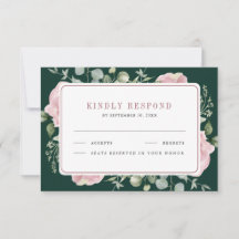 Roze Bloemige Eucalyptus Smaragdgroene Trouw
