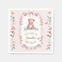 Roze Bloemige Fantasieën & Knuffels van Teddyberen