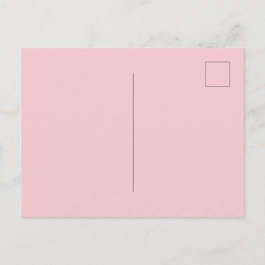 Roze bloemige geometrische bruiddoucheuitnodiging briefkaart (Achterkant)