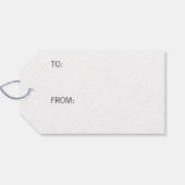 Roze bloemige Happy Birthday waterverf Cadeaulabel (Achterkant Horizontaal)