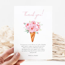 Roze Bloemige Ijs Bridal Shower