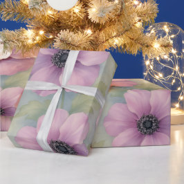 Roze Bloemige Inpakpapier Elegant Cadeaupapier