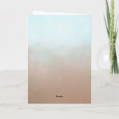 Roze bloemige kaart om snel te herstellen (Achterkant)
