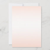 Roze bloemige kleine cowgirl western baby shower kaart (Achterkant)