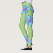 Roze bloemige Leggings (Links)