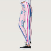 Roze bloemige Leggings (Links)
