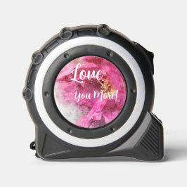 Roze bloemige Love You More Rolmaat