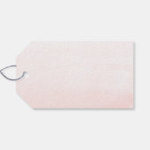 Roze Bloemige Pampagras Boho Dankjewel Cadeaulabel (Achterkant Horizontaal)