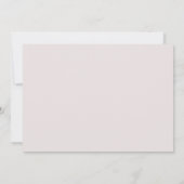 roze bloemige save the date foto kaart (Achterkant)