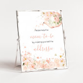 Roze Bloemige Thee voor Twee Envelope Station Poster