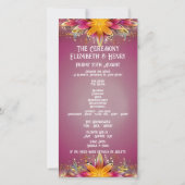 Roze Bloemige Trouwcollectie Elegantie (Voorkant)