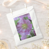 Roze bloemige tuin thema bedankzakje (Geknipt)