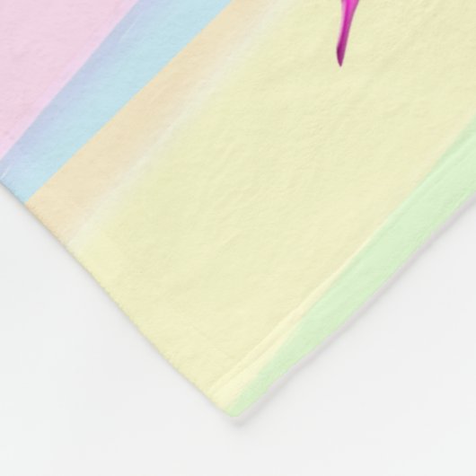 ROZE BLOEMIGE VRUCHTEN VAN DE SPIRIT CUSTOM DEKEN (Hoek)