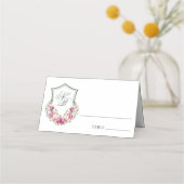 Roze Bloemkam Trouwplaats Kaart Plaatskaartje (Voorkant)