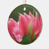 Roze bloemkeramische sierbloem keramisch ornament (Links)