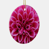 Roze bloemkeramische sierbloem keramisch ornament (Rechts)