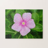 Roze bloemklep Garden Puzzle Legpuzzel (Horizontaal)