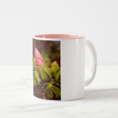 Roze bloemknop foto Mok (Voorkant rechts)