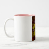 Roze bloemknop foto Mok (Links)