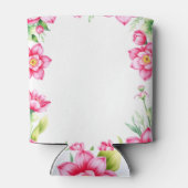 Roze Bloemkoeler Blikjeskoeler (Achterkant)