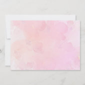 Roze Bloemkonijn wat konijn 1e verjaardag foto Kaart (Achterkant)