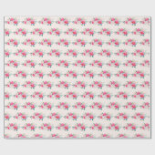 roze bloemkool cadeaupapier (Vlak)