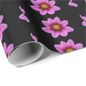 Roze bloemkool cadeaupapier (Rol Hoek)