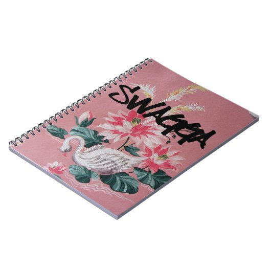 roze bloemkool en wankelpapier Notitieboek (Linkerzijde)