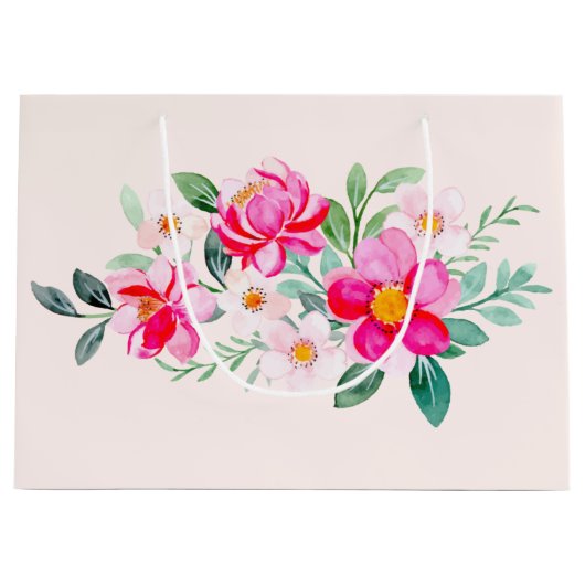 roze bloemkool groot cadeauzakje (Voorkant)