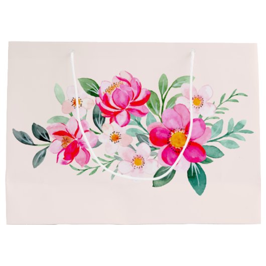 roze bloemkool groot cadeauzakje (Achterkant)