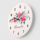 roze bloemkool grote klok (Hoek)