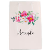 roze bloemkool medium cadeauzakje (Voorkant)