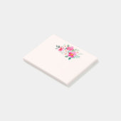 roze bloemkool post-it® notes (Schuin)