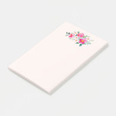 roze bloemkool post-it® notes (Schuin)