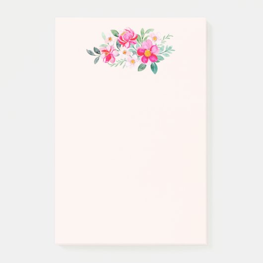 roze bloemkool post-it® notes (Voorkant)