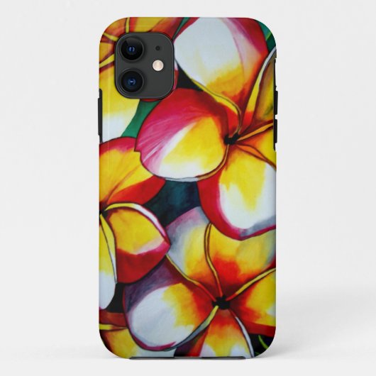 Roze bloemkool van Frangipani Case-Mate iPhone Case (Achterkant)