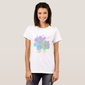 Roze Bloemkracht T-shirt (Voorkant volledig)