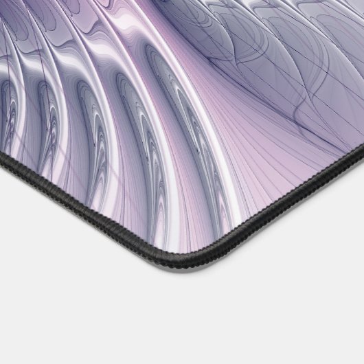  roze bloemmoderne Abstracte fractal kunst Bureaumat (Hoek)