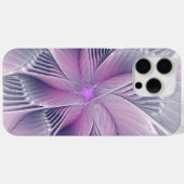 roze bloemmoderne Abstracte fractal kunst Case-Mate iPhone Case (Achterkant (horizontaal))
