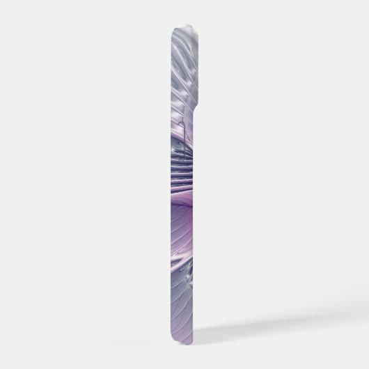  roze bloemmoderne Abstracte fractal kunst iPhone 15 Case (Rechterkant)