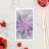  roze bloemmoderne Abstracte fractal kunst Servet (Insitu)