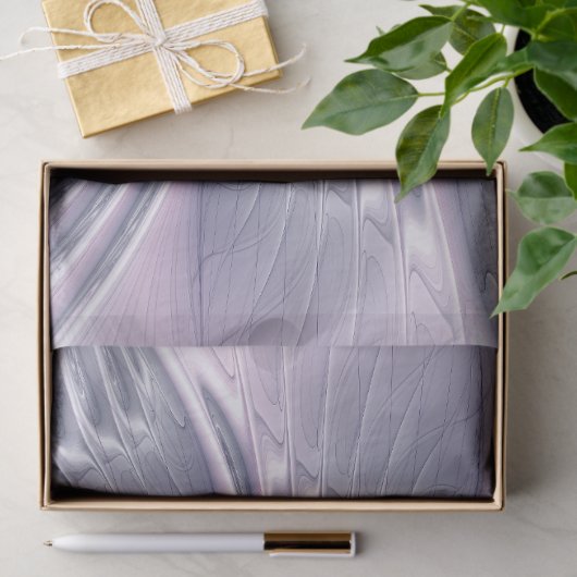 roze bloemmoderne Abstracte fractal kunst Tissuepapier (Geschenk)