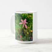 Roze BloemMok Koffiemok (Voorkant links)
