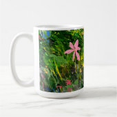 Roze BloemMok Koffiemok (Links)