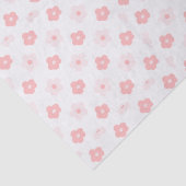 Roze Bloemmotief Tissuepapier (Detail)